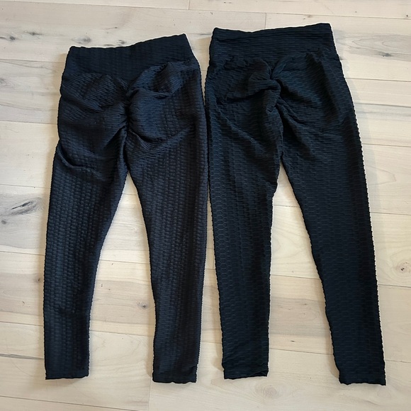 Pants - Scrunch Butt High Waisted Yoga Pants Workout Peach Booty Leggings S/M